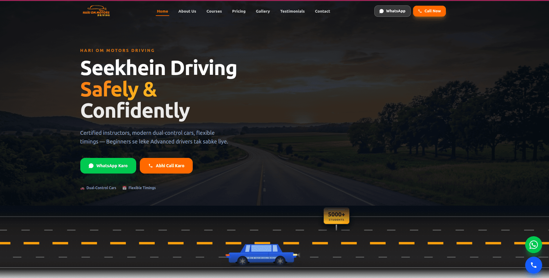 Hari Om Motors Driving